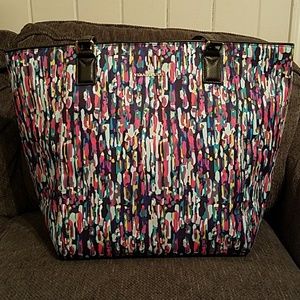 NWT Vera Bradley Ella Tote Watercolor Brushstrokes
